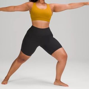 Black Lululemon Align Short 8 Inch